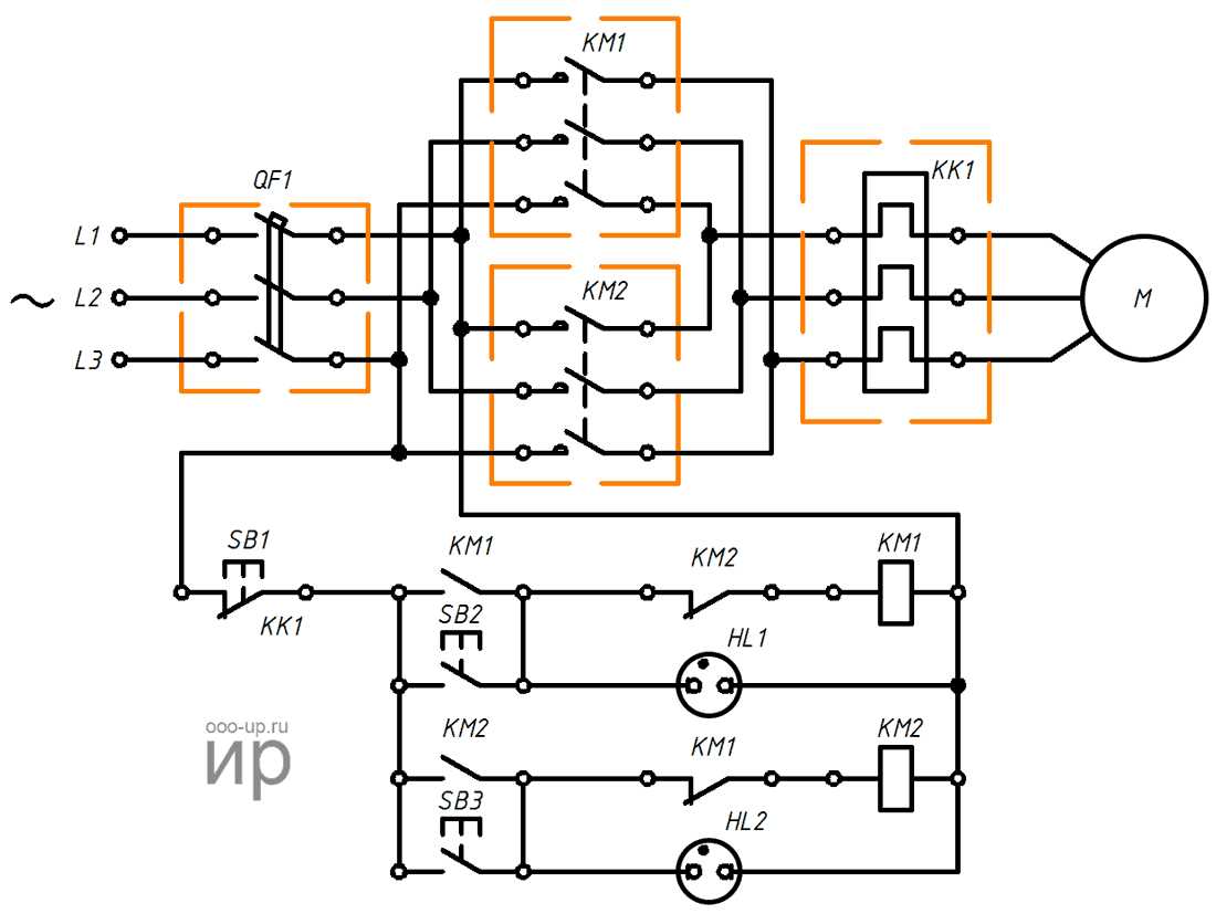 3 phase induction motor schematic diagram