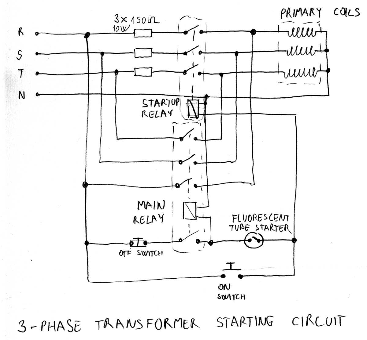 3 phase step up transformer wiring diagram
