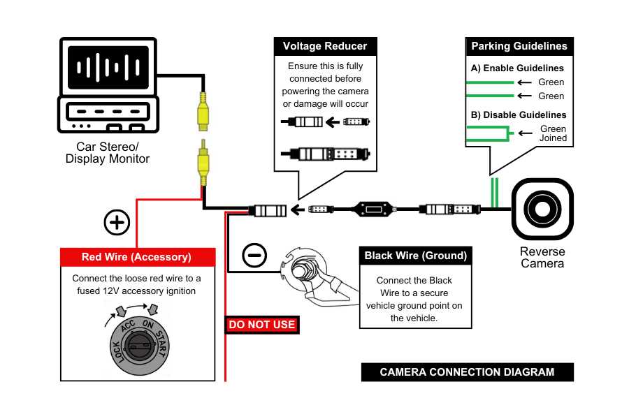 3 pin reversing camera wiring diagram 3 pin reversing camera wiring diagram