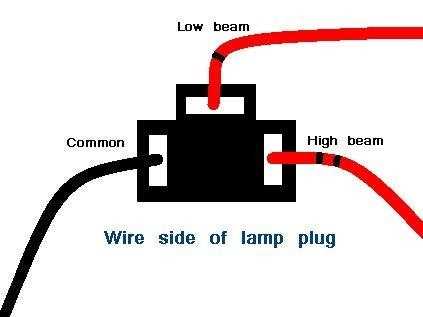 3 prong headlight wiring diagram