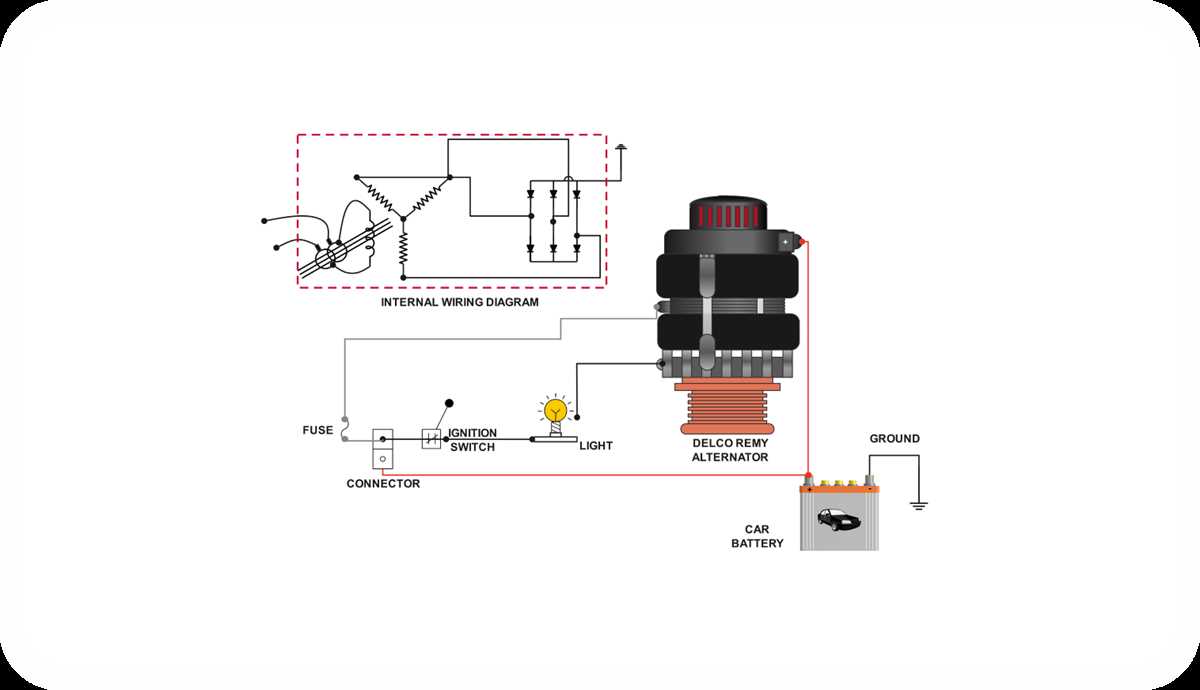 3 wire delco alternator wiring diagram