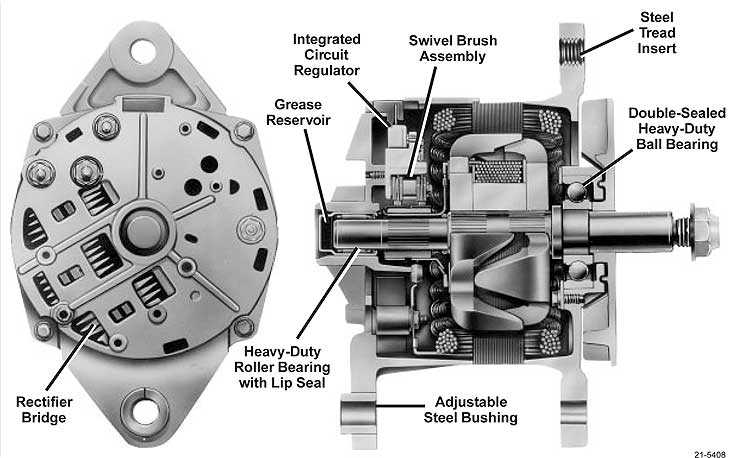 3 wire delco alternator wiring diagram