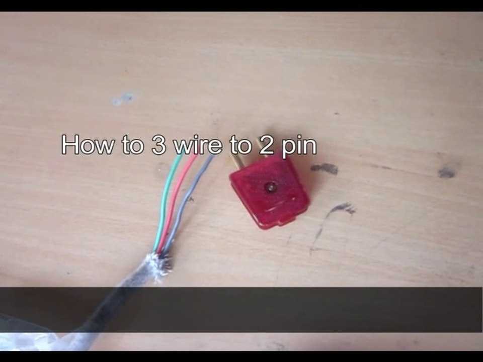3 wire to 2 wire connection wiring diagram