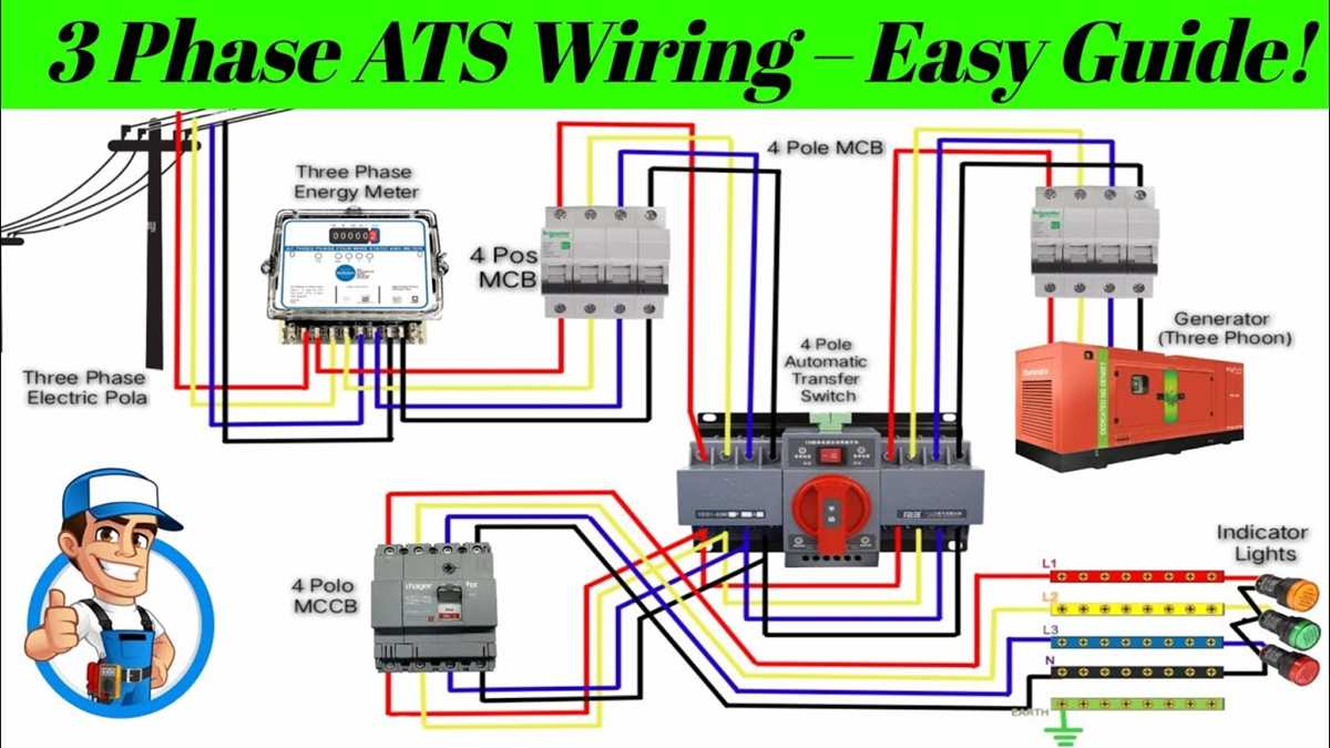 3 phase ats wiring diagram for generator 3 phase ats wiring diagram for generator