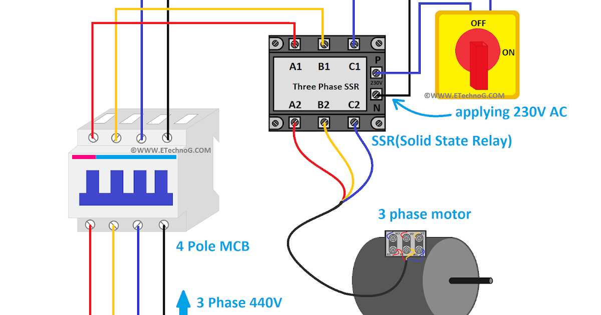 3 phase diagram wiring