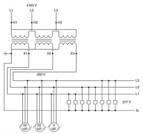 3 phase step up transformer wiring diagram