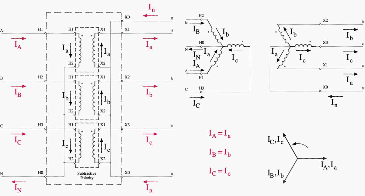 3 phase step up transformer wiring diagram