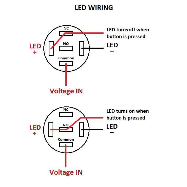 3 pin push button switch wiring diagram