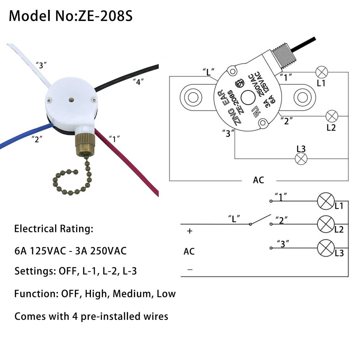 3 speed fan capacitor wiring diagram