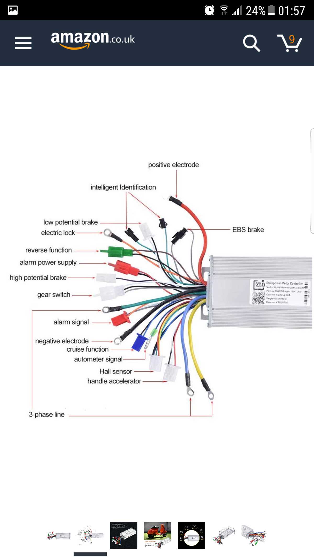 36 volt e bike controller wiring diagram