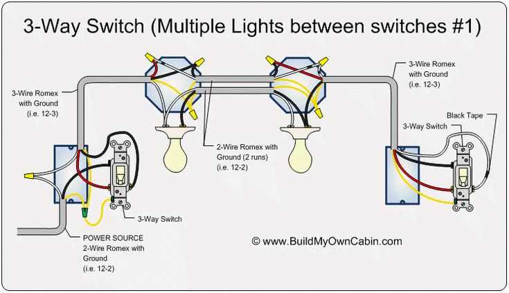 3way switch schematic diagram