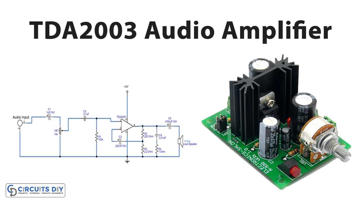 3v audio amplifier circuit diagram