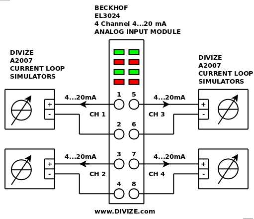 4 wire circuit diagram