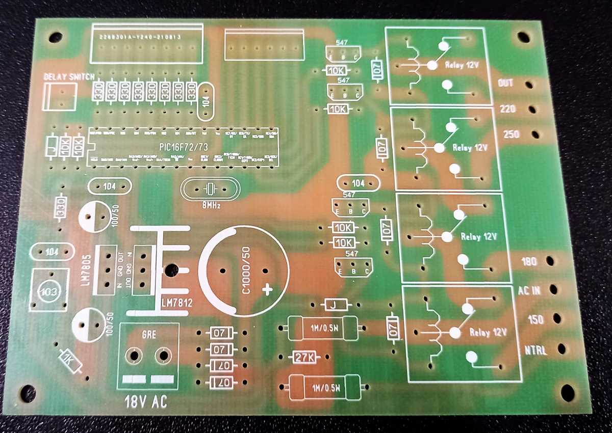 4 relay stabilizer circuit diagram