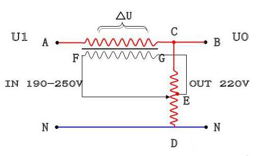 4 relay stabilizer circuit diagram