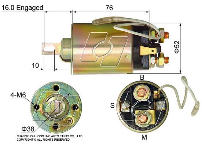 4 terminal starter solenoid wiring diagram