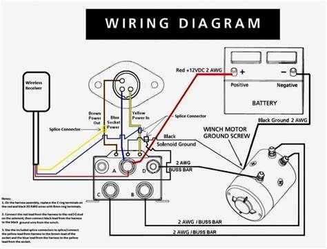 4 wire winch wiring diagram