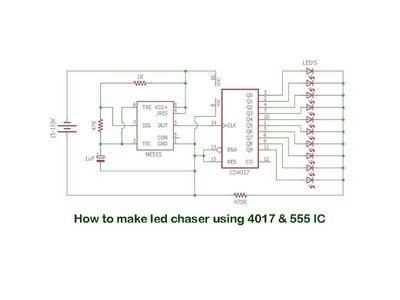 4017 and 555 circuit diagram 4017 and 555 circuit diagram