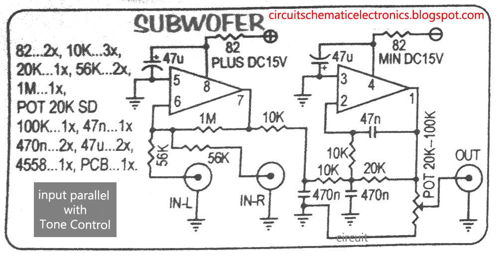 4558 circuit diagram