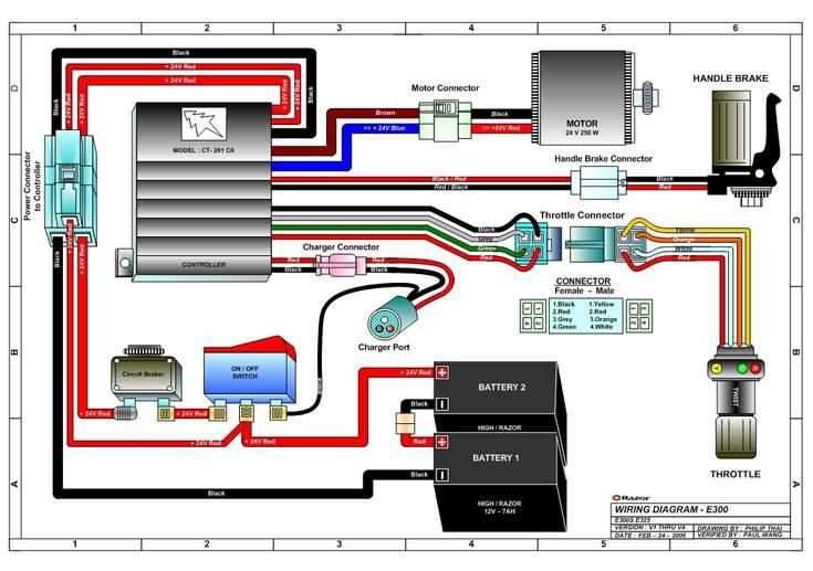 48 volt electric scooter wiring diagram owners manual
