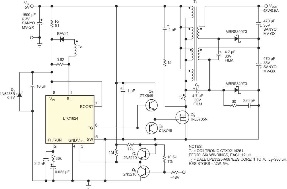 48v smps circuit diagram