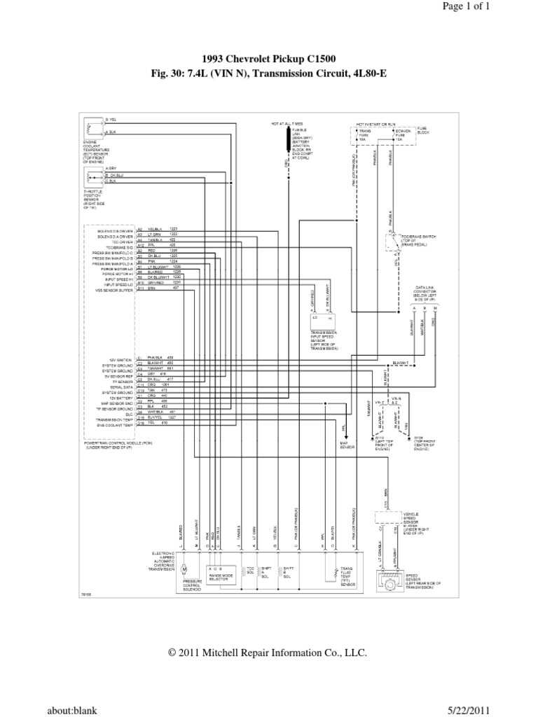 4l80 wiring diagram
