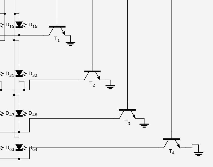 4x4x4 led cube circuit diagram 4x4x4 led cube circuit diagram