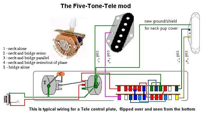 5 way switch schematic diagram