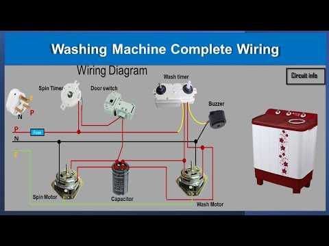 5 wire washing machine motor wiring diagram