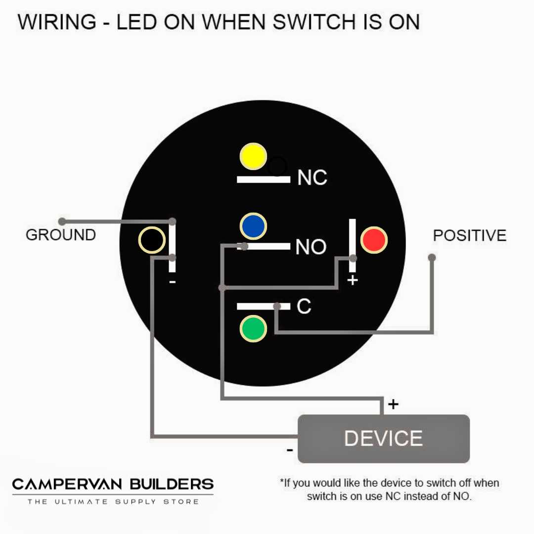 5 pin push button switch wiring diagram