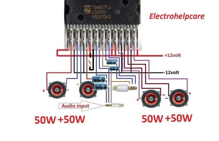 5.1 amplifier schematic diagram