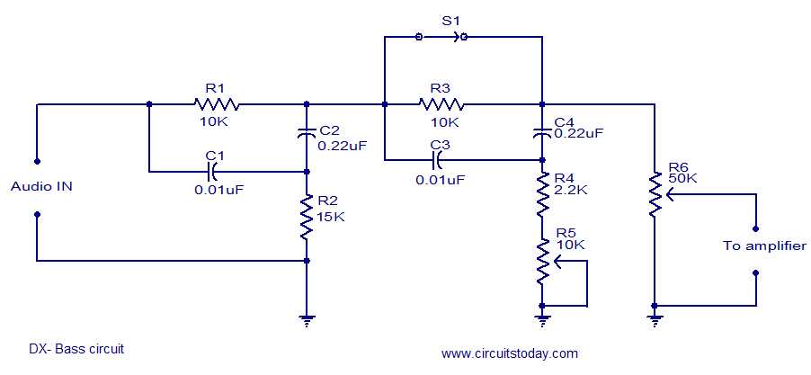 5.1 channel amplifier schematic diagram