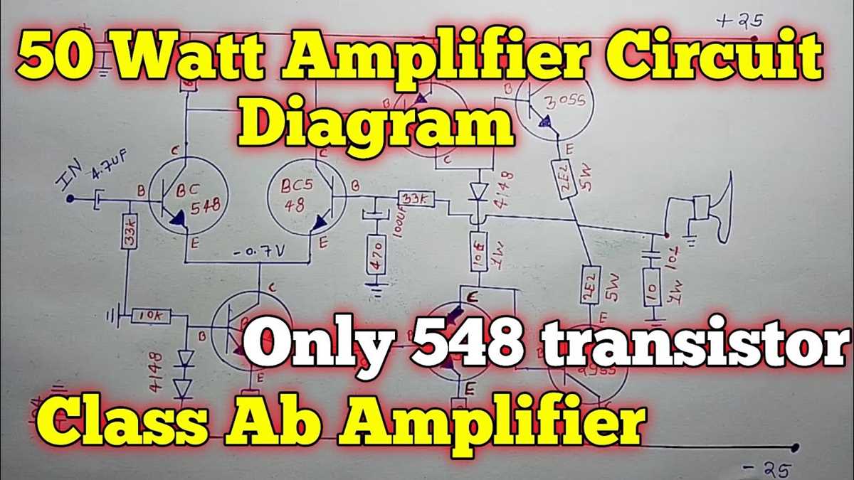 50 watt amplifier circuit diagram 50 watt amplifier circuit diagram