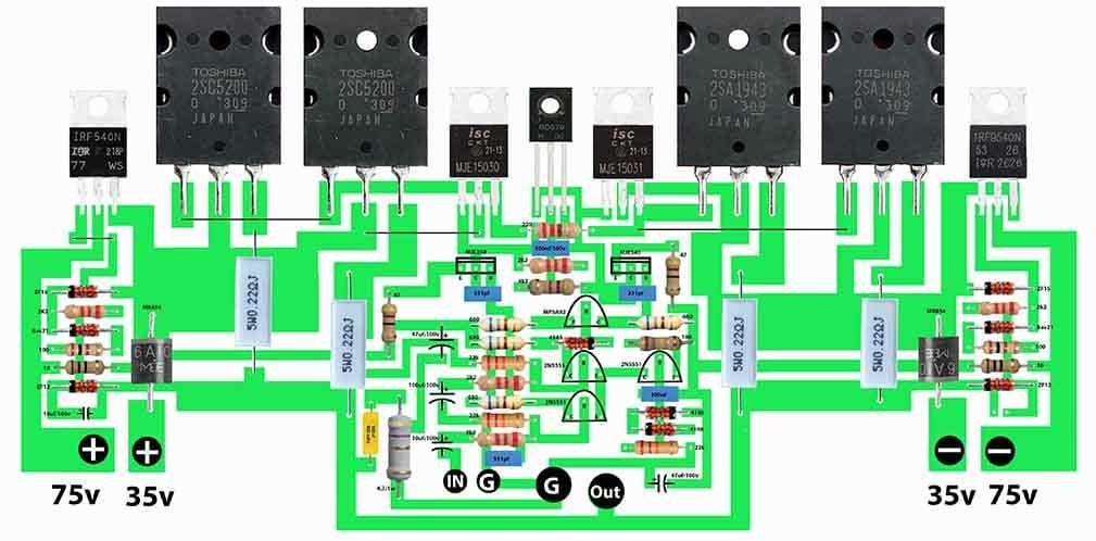 500w mosfet amplifier circuit diagram 500w mosfet amplifier circuit diagram
