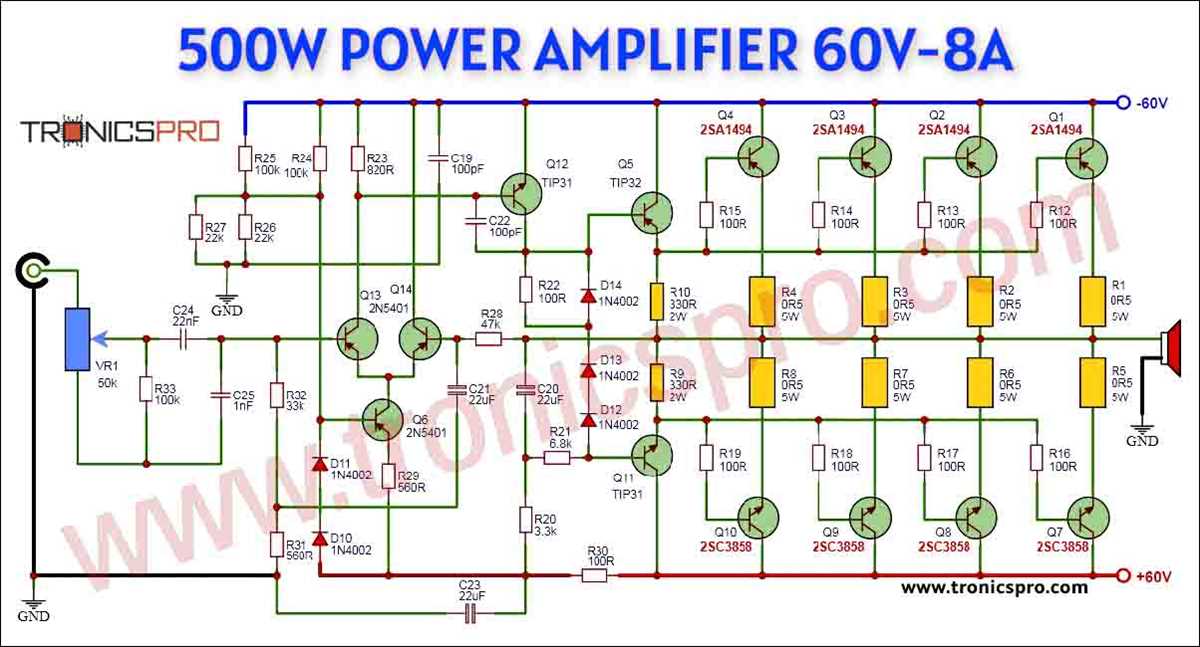 500w ups circuit diagram