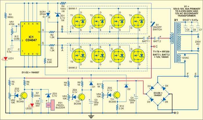 50hz inverter circuit diagram 50hz inverter circuit diagram