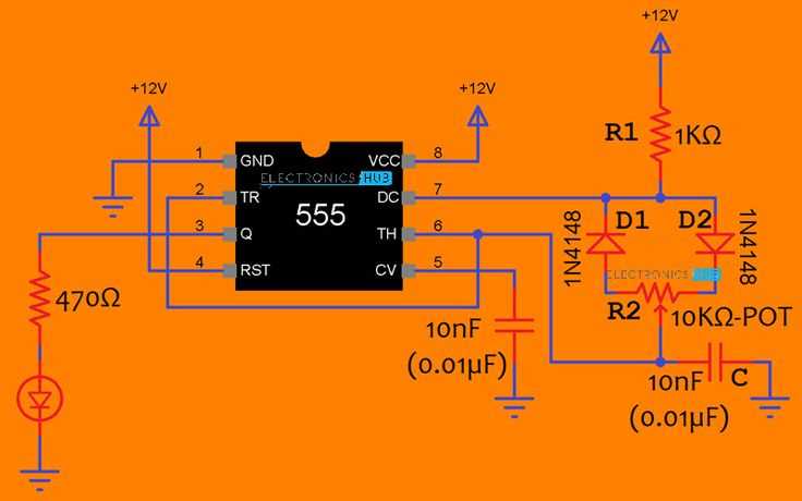 555 timer pwm generator circuit diagram