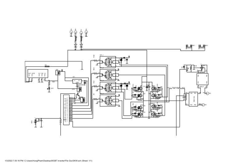5kw inverter schematic circuit diagram