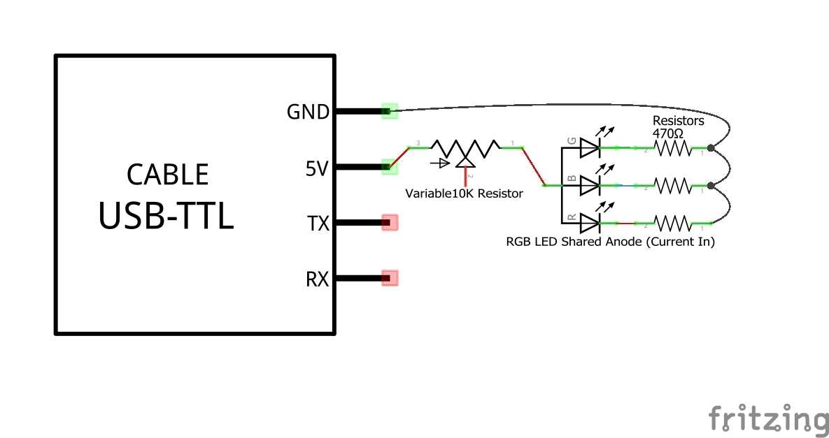 5v led circuit diagram