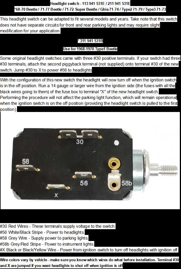 68 vw beetle wiring diagram 68 vw beetle wiring diagram