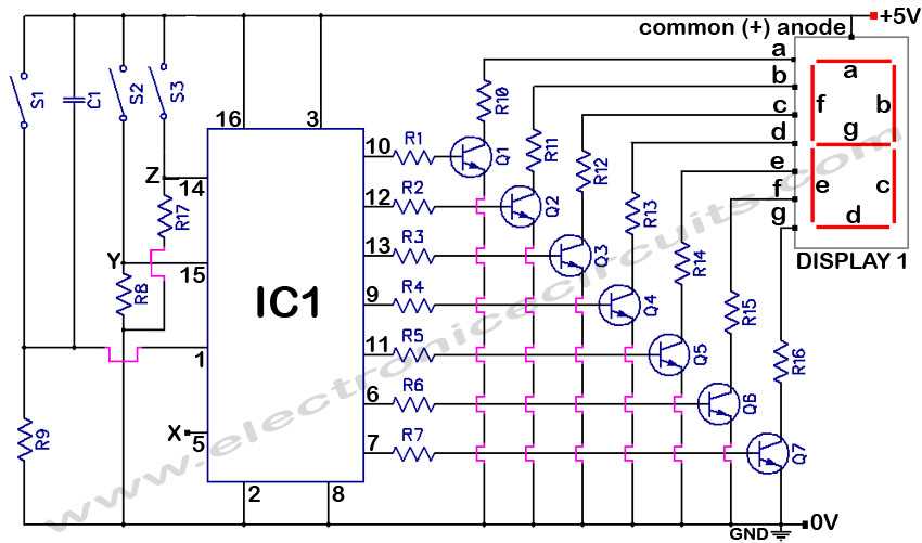 7 segment decoder circuit diagram 7 segment decoder circuit diagram