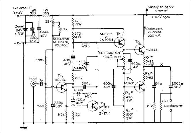 70 w 3.5 mhz class ab linear amplifier diagram schematics