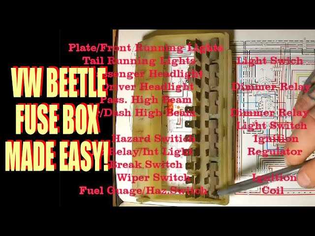73 vw beetle wiring diagram