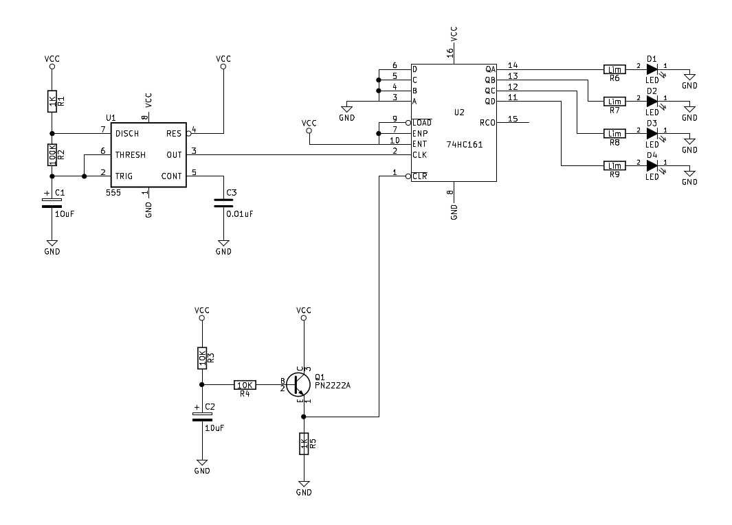 74hc164 circuit diagram