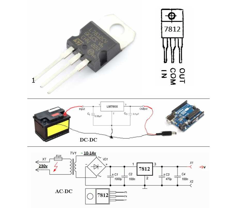 7812 circuit diagram