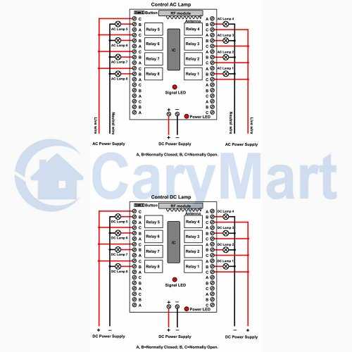 8 channel remote control circuit diagram