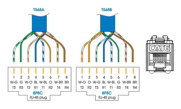 8 wire phone jack wiring diagram