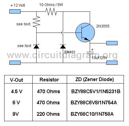 9 volts power supply schematic diagram