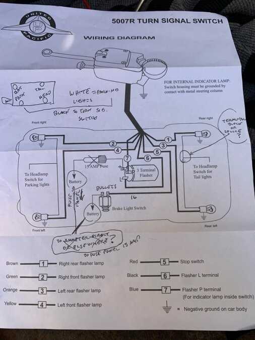 900 turn signal switch wiring diagram
