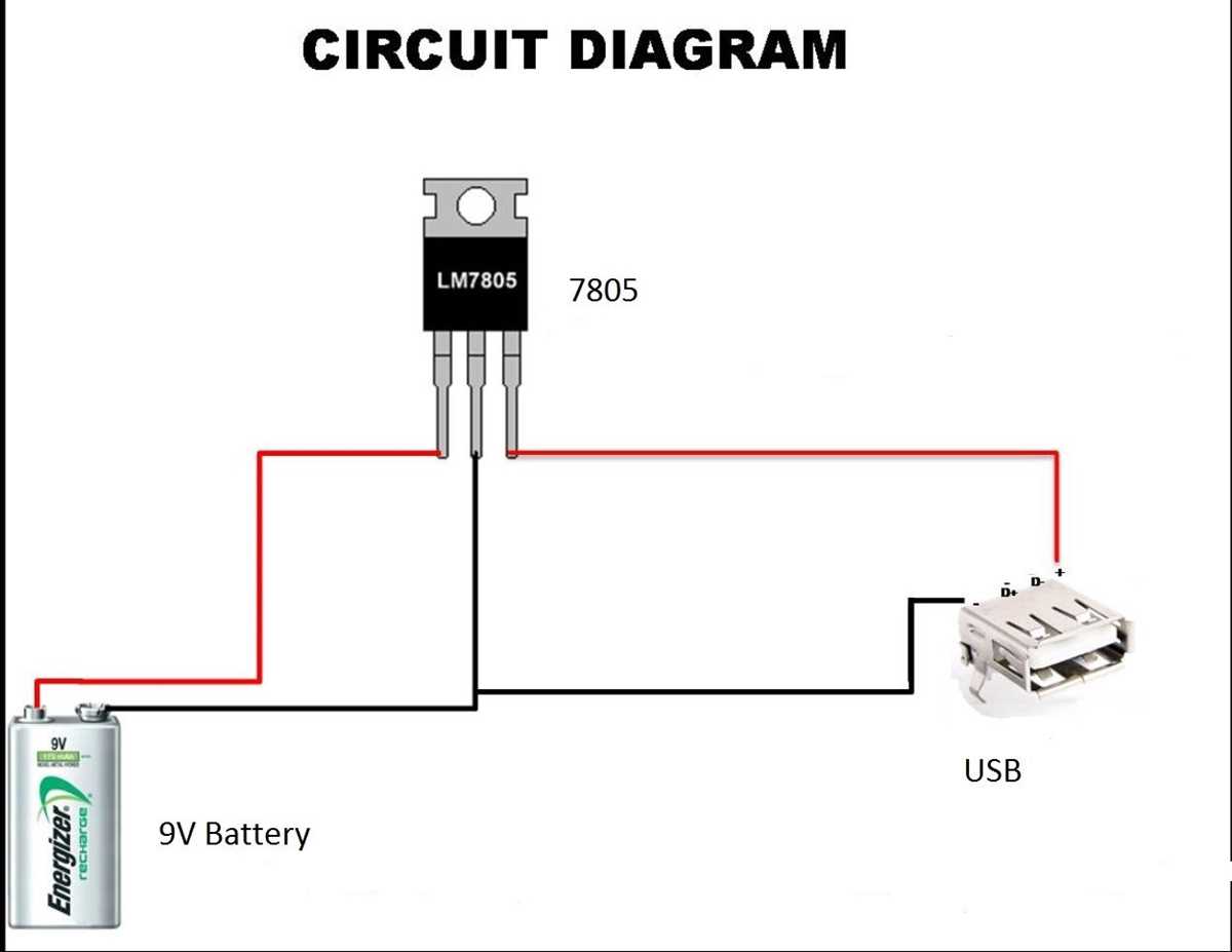 9v battery charger circuit diagram